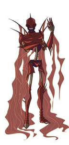 Lord Darkar's full appearance.