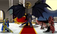 Drakath with King Alteon and Sepulchure