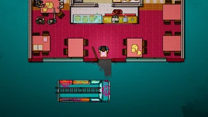 Mark ordering pizza for the Fans after their successful assault in "Down Under".