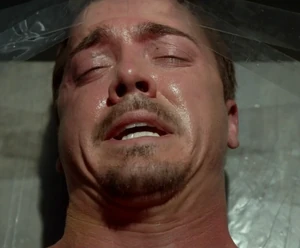 Joe on Dexter's kill table.