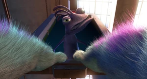 "Look at everybody's favorite Scarer now, you stupid PATHETIC WASTE!" Randall's raging breakdown.