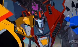 Starscream and Bumblebee (RID)