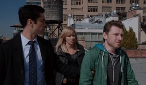 Being arrested by Amaro and Rollins.