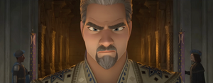 King Magnifico's evil stare.