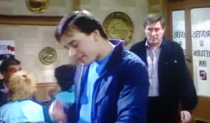 Alan Bradley goes to confront Jenny's wayward boyfriend, Terry Duckworth, in the pub over their relationship.