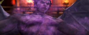 Devil's triumph in the non-canon ending in Tekken 4.