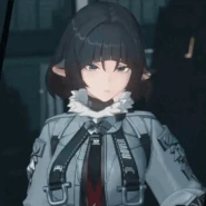 Jane Doe happy animation in dialogue.