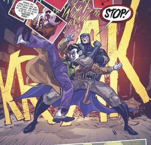 Batman kills the Joker.