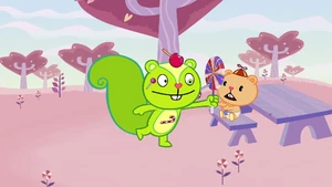 Nutty steals Cub's lollipop