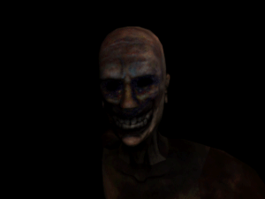 SCP-106's evil grin.