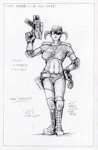 Concept art of CIA Assassin