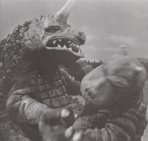 Goliath Daigoro Battle.png (366 KB) Goliath battling Daigoro.