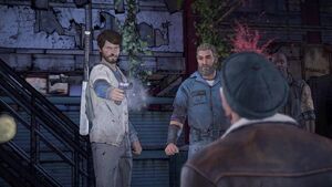 Javier killing Max.