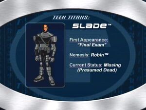 Slade's profile.