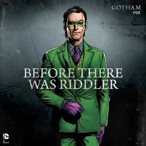 Concept art of Edward Nygma as Riddler.