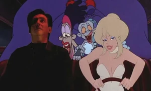 Holli trying to outrun the cops.