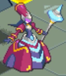 Queen Virgo in game appearance.