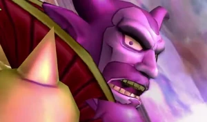 Maldragora realizing that Anlucia is going to kill him.