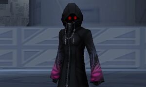 Sora's Nightmare manifests as the Anti Black Coat.
