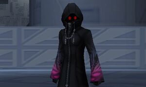 Sora's Nightmare manifests as the Anti Black Coat.