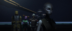 Ventress states she used to be like them but she is not that person anymore.