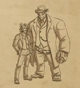 Finnegrin and Deadwood sketch.webp (73 KB) Finnegrin and Deadwood sketch indicating them as mobsters.