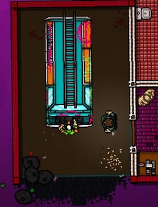 The Attack Van being repaired by Ash.