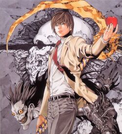 picture Light Yagami Laugh Manga light yagami gallery villains wiki