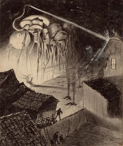 The Martians invade and attack England.