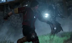 Caranthir battling Eskel.