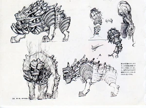 Concept art of Cenobia from the official artbook.