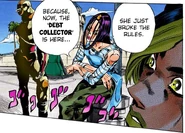 Marilyn Manson being summoned by Ermes losing the second bet.