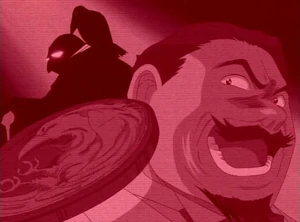 Karasuma "possessing" Detective Oogami.