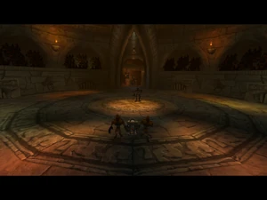 Reflux awaits Rayman in the arena.