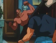 Donu fighting Ryu.