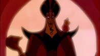 Jafar meeting with the Sultan of Agrabah.