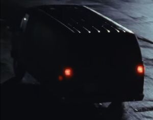 Bill driving away.