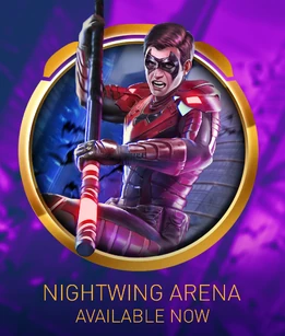 Damian as Nightwing in Injustice 2 (mobile)