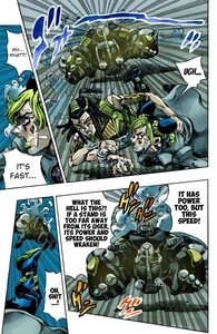 Foo Fighters' sub-body rushing at the heroes underwater.