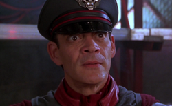 Raúl Juliá as General M. Bison in the 1994 film Street Fighter.