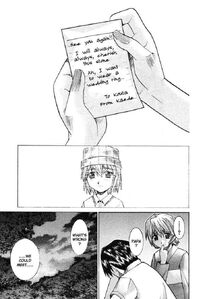 The note Lucy left for Kouta (which also reveals her real name).