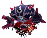 The medal depicting the Hostile Program in Kingdom Hearts Union χ.