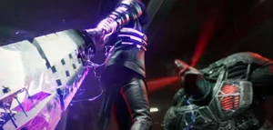 Phin preparing to kill Rhino.