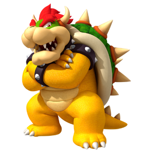 Bowser's artwork of New Super Mario Bros. Wii