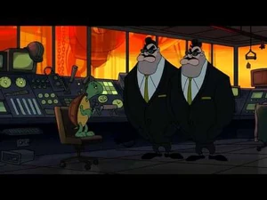 The Martians disguised as Goons for Cecil Turtle.