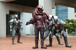 Thief Roidmude with his three Low-Class Roidmude cohorts.