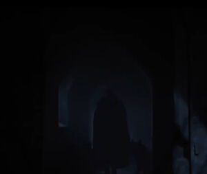 Orlok and his wolves hunting Thomas.