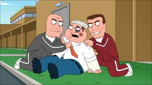 Principal Shepherd getting attacked by the mafia.