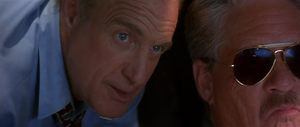 DeGuerin forcing the pilot to kill Kruger during his parachute jump.