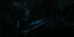 Vecna reaching his target, Fred Benson.